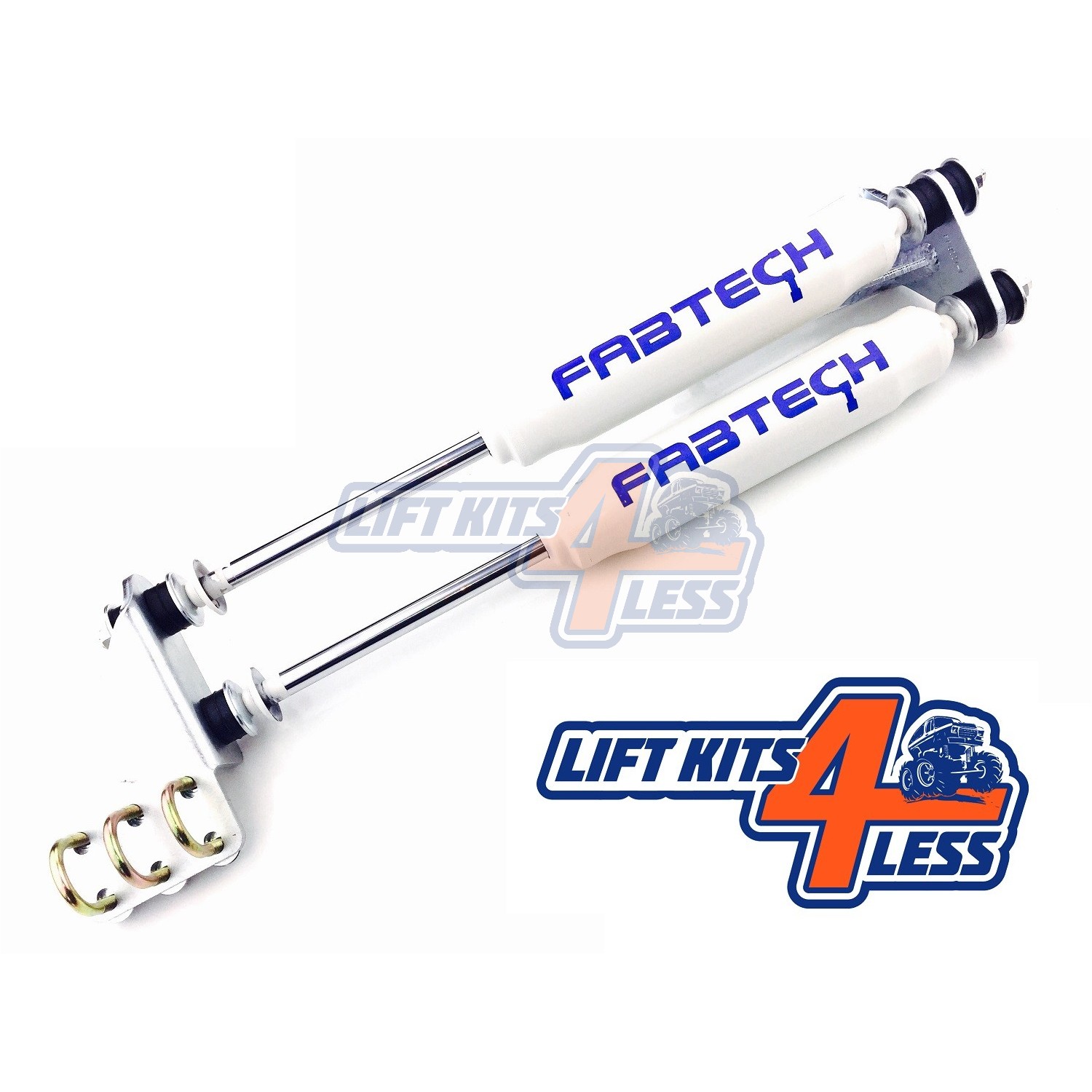 Fabtech Dual Steering Stabilizer 2WD 19992004 Ford F250/F350
